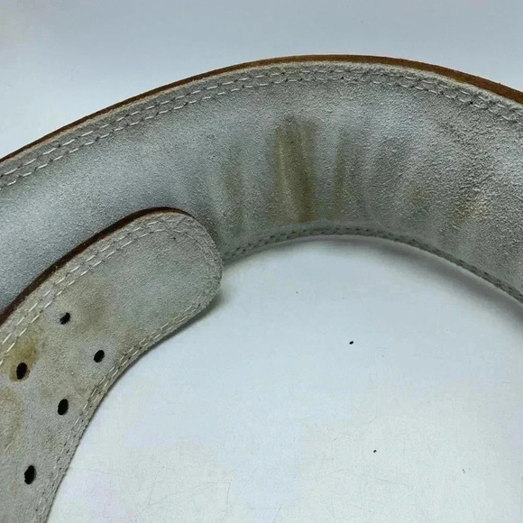 Golds Gym padded leather weight lifting belt 33-43 - Picture 3 of 6